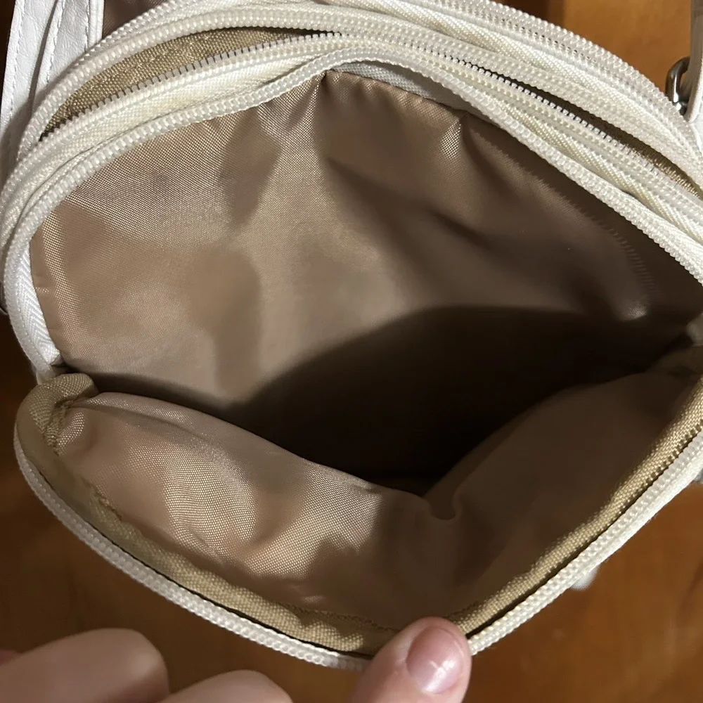 MultiSac White Floral Purse – Organizer‎ Style